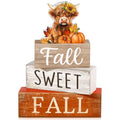 4 Pcs Highland Cow Fall Table Decorations (Fall Highland Cow)