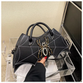Halloween Bat Wing Handbag, Rhinestone Spider Web Gothic Crossbody Purse