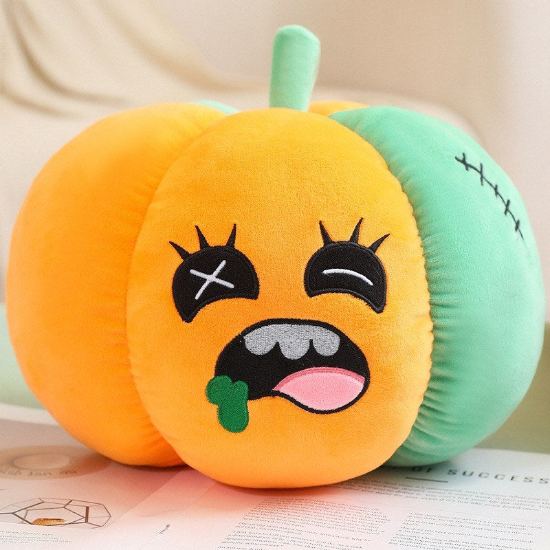Halloween Pumpkin Skull One-Eyed Spider Plush Toy